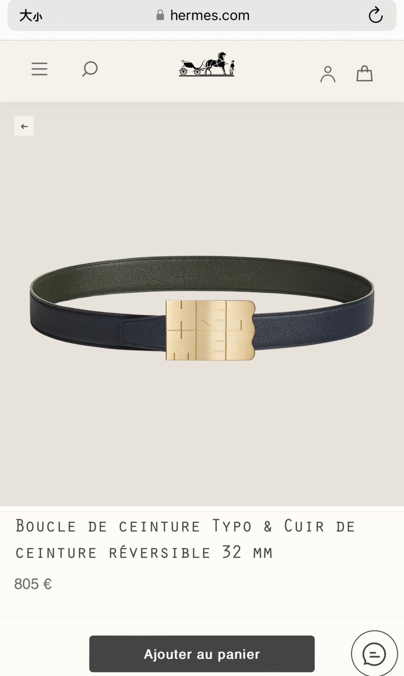 Hermes Belts